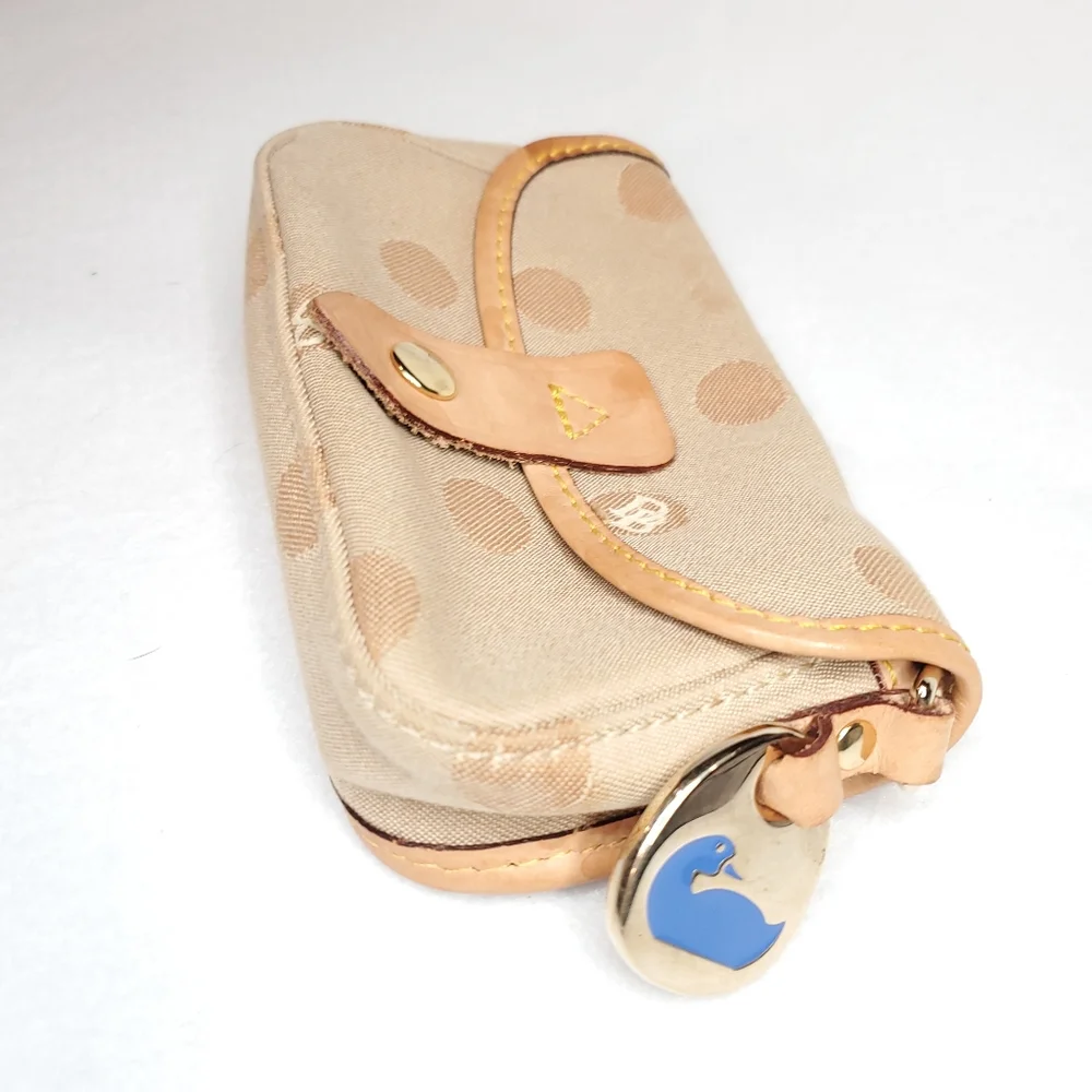 Dooney & Bourke Cream Canvas Pouch